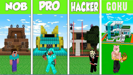 Screenshot 4 Noob vs Pro vs Hacker vs Goku vs God for Minecraft android