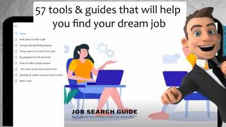 Screenshot 1 Job Search Guide - Best places to find a job, Resume building guide, Career advise, Job Interview preparation guide windows