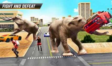 Screenshot 9 elefante enojado ciudad juegos animales salvajes android