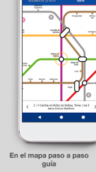 Captura de Pantalla 4 Mapa del metro de Madrid y planificador de rutas android