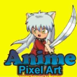 Captura de Pantalla 1 Anime Coloring by Number - Pixel Art android