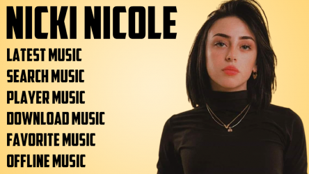 Captura de Pantalla 2 Nicki Nicole Música - Descargar nueva canción 2021 android
