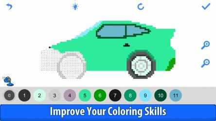 Screenshot 5 Cars Color by Number - Pixel Art, Sandbox Coloring Book windows