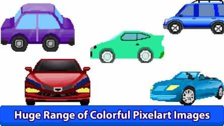 Captura 8 Cars Color by Number - Pixel Art, Sandbox Coloring Book windows