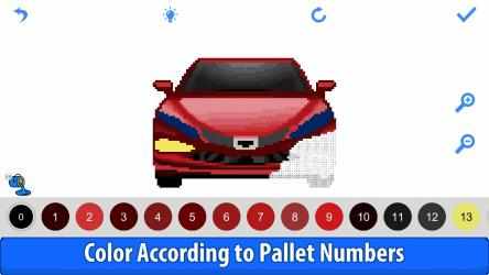 Screenshot 6 Cars Color by Number - Pixel Art, Sandbox Coloring Book windows