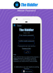 Screenshot 3 Gestor de contraseñas Riddler android
