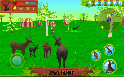 Capture 12 Deer Simulator - Animal Family android