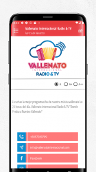 Captura de Pantalla 5 Vallenato Internacional Radio android