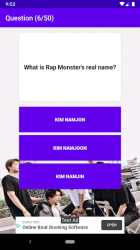 Screenshot 4 Ultimate BTS QUIZ 2021 - Are you are true ARMY? android