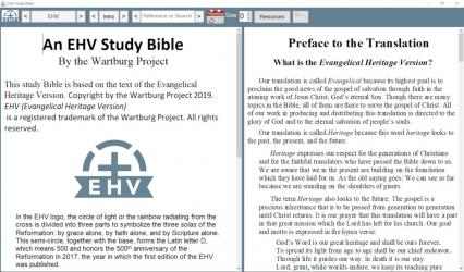 Screenshot 1 Evangelical Heritage Version Study Bible - Microsoft Store Edition windows