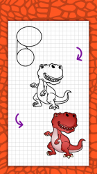 Capture 6 Cómo dibujar dinosaurios lindos paso a paso android