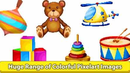 Capture 8 Toys Color By Number - Pixel Art, Sandbox Coloring Gifts windows