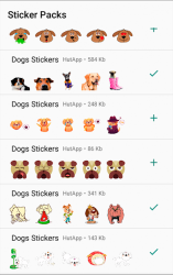 Screenshot 9 Mejor Stickers de perros WhatsApp WAStickerApps android
