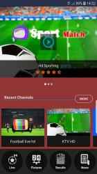 Screenshot 2 FootLive TV football Player : Scores,fixtures android
