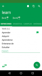 Captura de Pantalla 4 Diccionario Inglés-Español - Erudite android