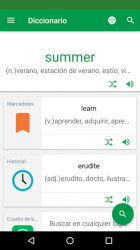 Screenshot 2 Diccionario Inglés-Español - Erudite android