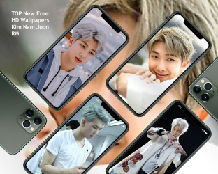 Screenshot 5 Kim Nam Joon HD Wallpaper of Boy Group BTS-RM KPop android