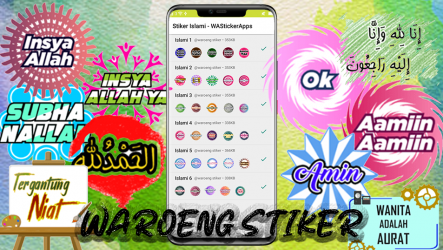 Screenshot 2 Stiker Islami - WAStickerApps android