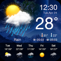 Captura de Pantalla 1 Live Weather Forecast App android