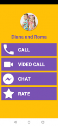 Imágen 2 Diana and Roma Fake Video Call - Diana Call & Chat android
