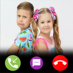 Screenshot 1 Diana and Roma Fake Video Call - Diana Call & Chat android