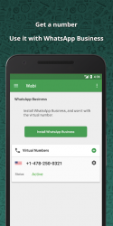 Captura de Pantalla 3 Wabi - Número virtual para WhatsApp Business android