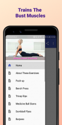 Screenshot 3 Women Breast Workouts android
