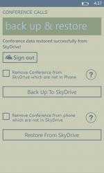 Screenshot 7 Conference Calls windows