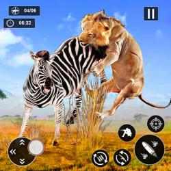 Screenshot 1 Wild Lion Games 2021: Angry Lion Games Offline 3D android