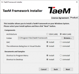 Imágen 2 TaeM Framework Trial windows