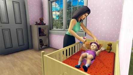 Captura de Pantalla 13 real madre simulador 3d bebé cuidado juegos 2020 android