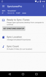 Screenshot 2 Sync iTunes to android - Pro android