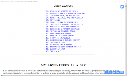 Captura 2 My Adventures As A Spy by Lieut.-Gen. Sir Robert Baden-Powell, K.C.B. windows