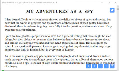 Screenshot 12 My Adventures As A Spy by Lieut.-Gen. Sir Robert Baden-Powell, K.C.B. windows