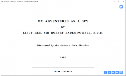 Screenshot 1 My Adventures As A Spy by Lieut.-Gen. Sir Robert Baden-Powell, K.C.B. windows