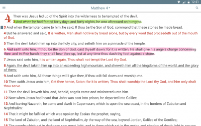 Imágen 13 KJV Bible - Red Letters King James Version android