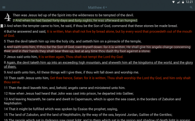 Captura de Pantalla 12 KJV Bible - Red Letters King James Version android