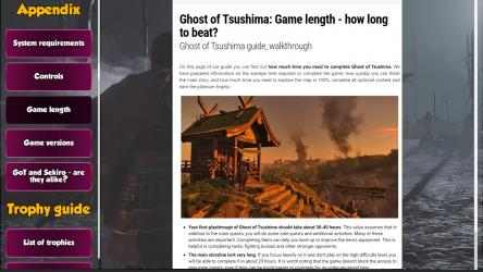 Screenshot 6 Ghost of Tsushima Game Guide windows