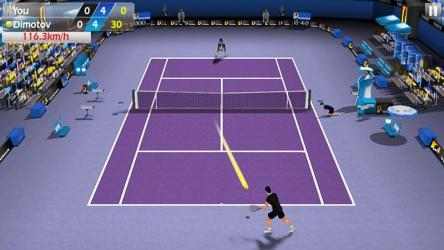 Captura de Pantalla 5 Dedo Tenis 3D - Tennis android