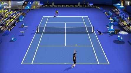 Captura de Pantalla 7 Dedo Tenis 3D - Tennis android