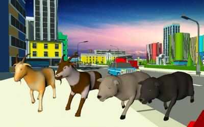 Imágen 5 Crazy Goat Sim - Big City Goat Game android