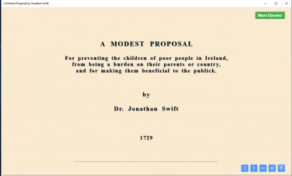 Imágen 1 A Modest Proposal by Jonathan Swift windows