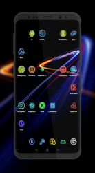 Captura de Pantalla 4 Neon Night  🌙  Icon Pack android