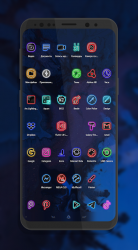 Screenshot 2 Neon Night  🌙  Icon Pack android