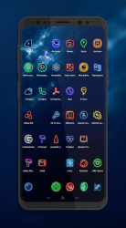 Captura 3 Neon Night  🌙  Icon Pack android