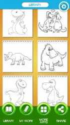 Capture 2 Dinosaurios para Colorear para niños windows