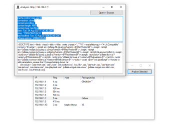 Captura de Pantalla 3 IP Scanner Advanced for Windows windows