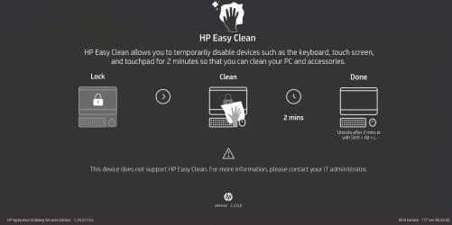 Captura de Pantalla 7 HP Easy Clean windows