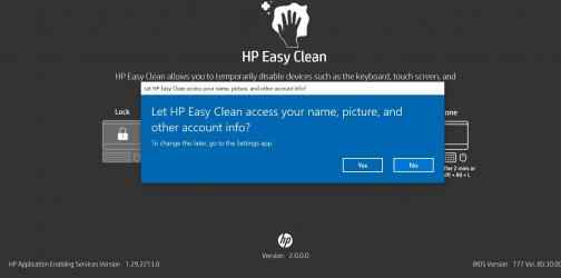 Captura 1 HP Easy Clean windows