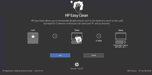 Captura 4 HP Easy Clean windows
